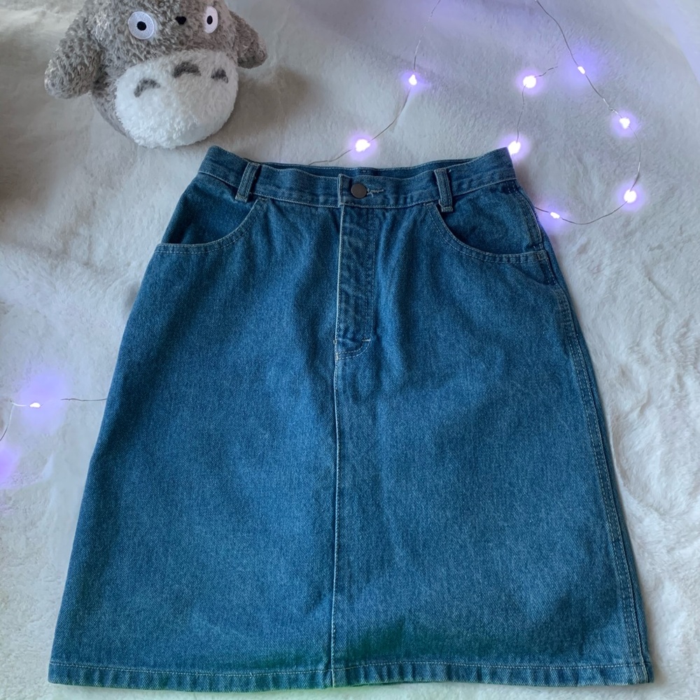 Vintage Denim Skirt